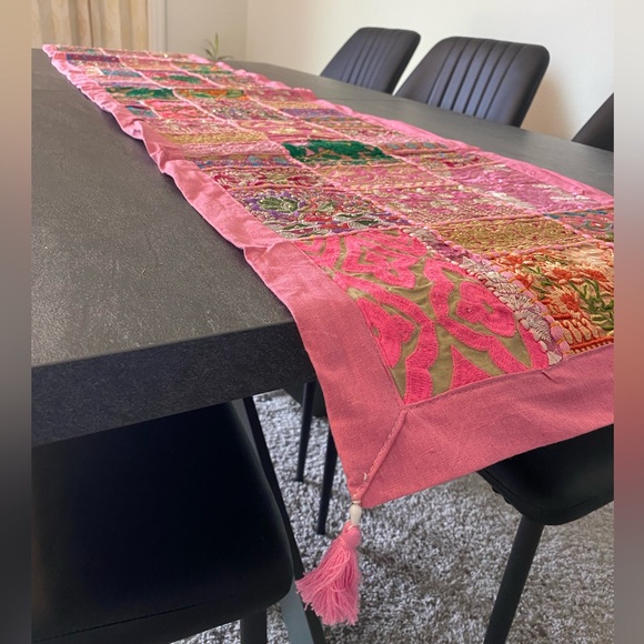 Pink Patchwork Table Runner - Picture 5 of 13
